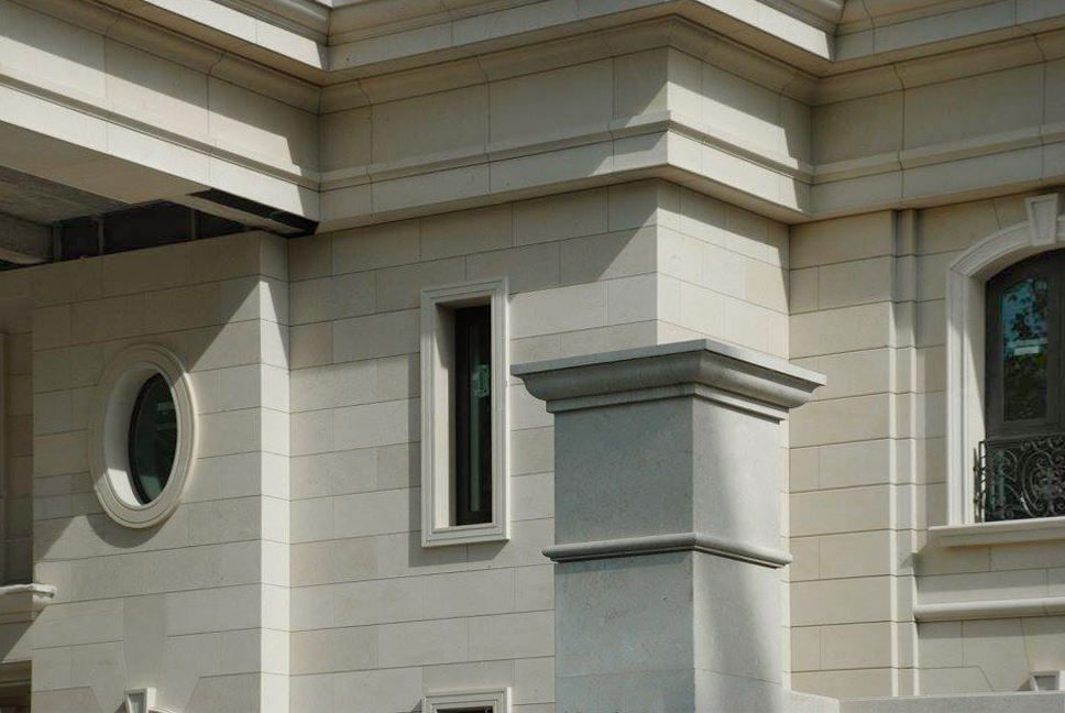 Rivestimento Palazzo Residenziale, rivestimenti esterni in marmo