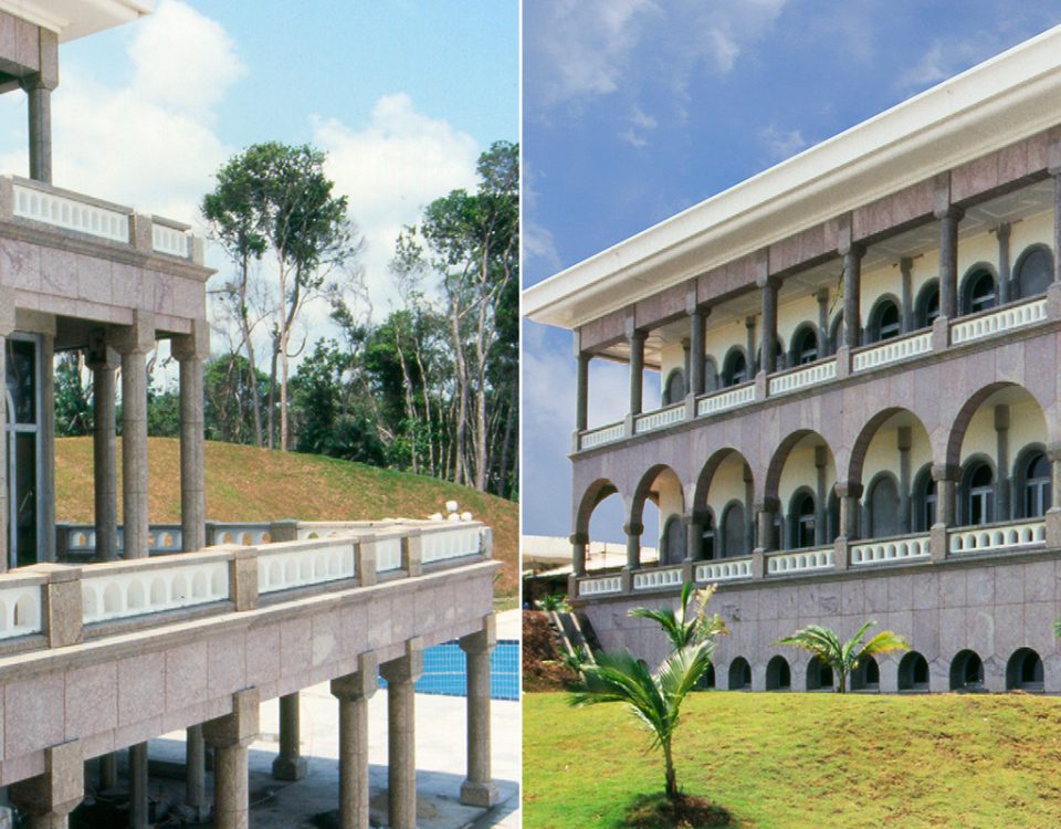 Palazzo del Sultano del Brunei - sistema di ancoraggio delle pareti ventilate